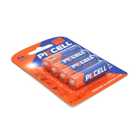 باتری نیم قلمی کارتی 4ع اولتراآلکالین PKCELL