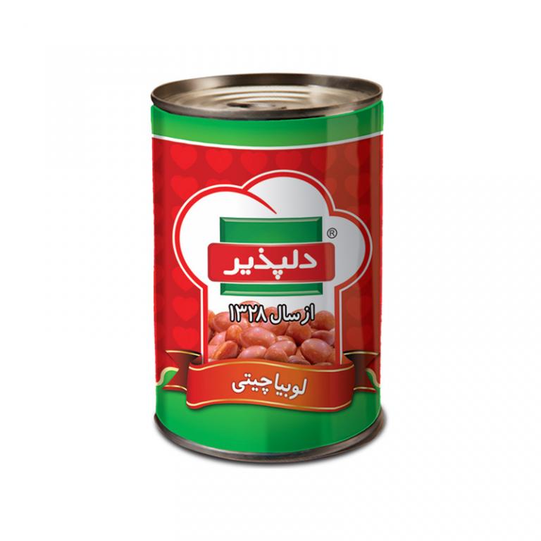 کنسرو لوبیا چیتی 420گ دلپذیر