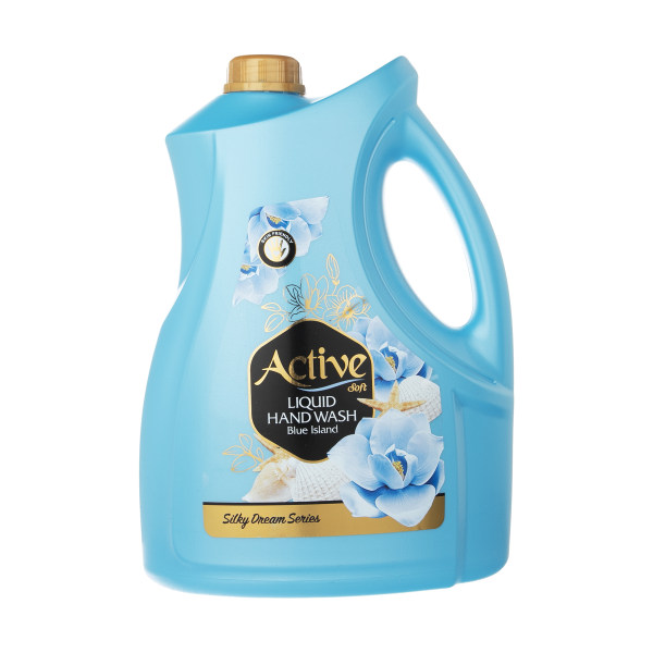 مایع دستشویی اکتیو 3.75ل آبی