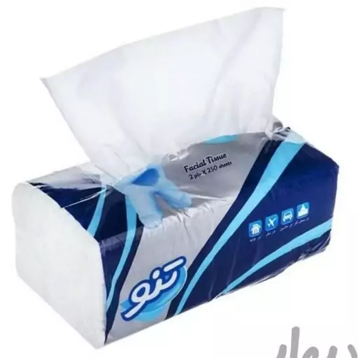 دستمال کاغذی سافت 500 برگ تنو