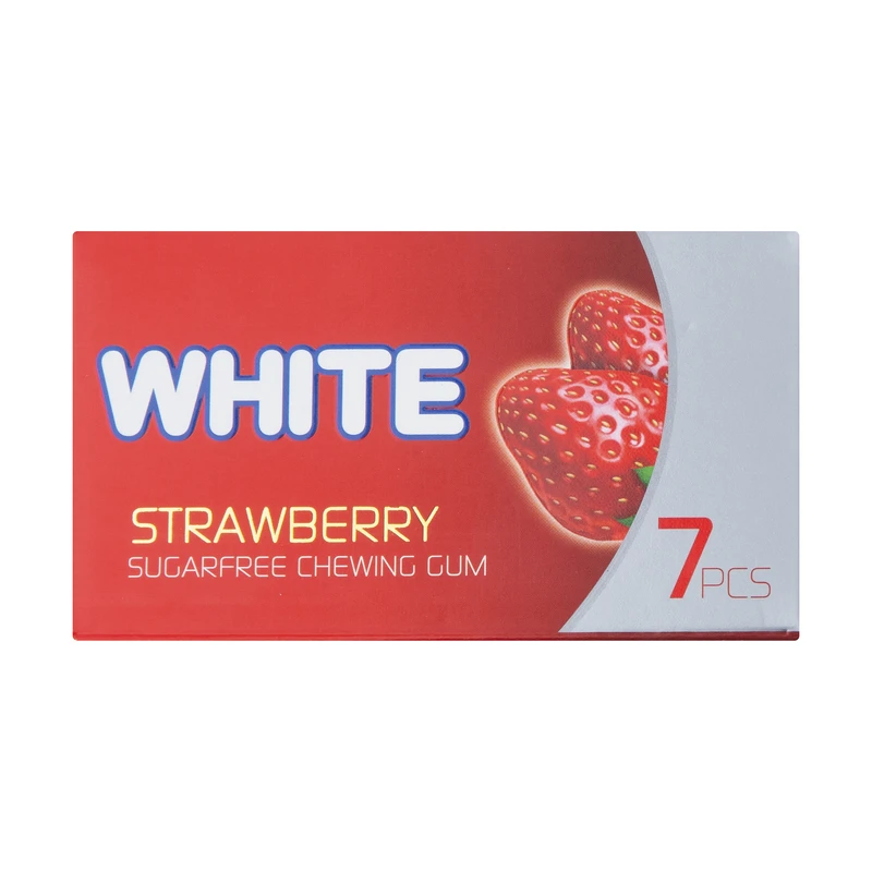 آدامس وایت با طعم توت فرنگی