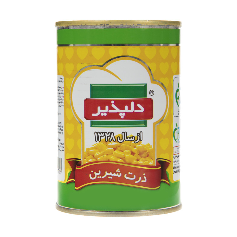 کنسرو ذرت شیرین 415گ دلپذیر