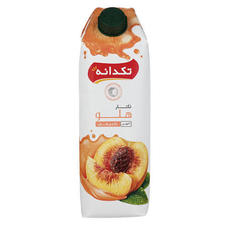 آبمیوه هلو یک لیتر تکدانه