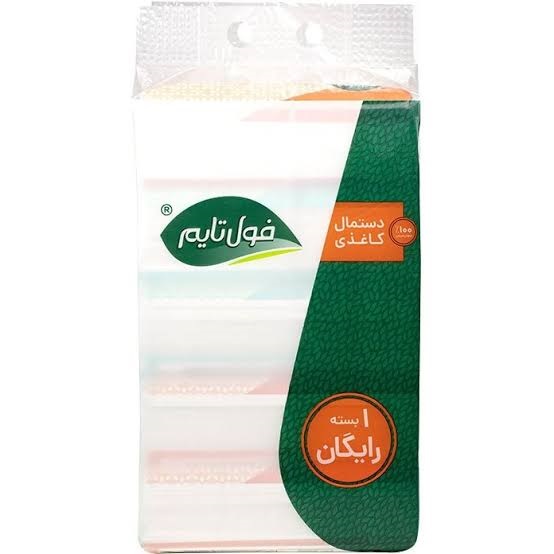 دستمال کاغذی سافت 400 برگ فول تایم بسته 5 عددی